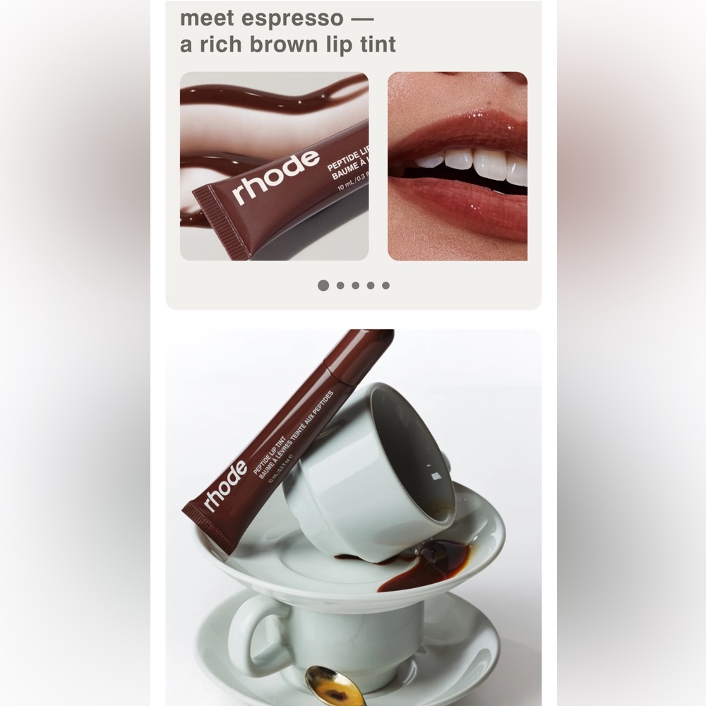 RHODE Espresso Peptide Lip Tint